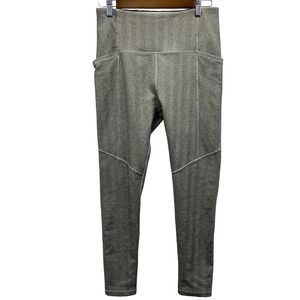 Calia by Carrie Underwood Grey Herringbone High Rise Pocket Leggings  Women's M